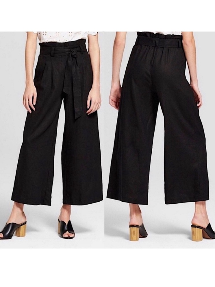 Who What Wear Linen Blend Pants Euc — image 2 of 4